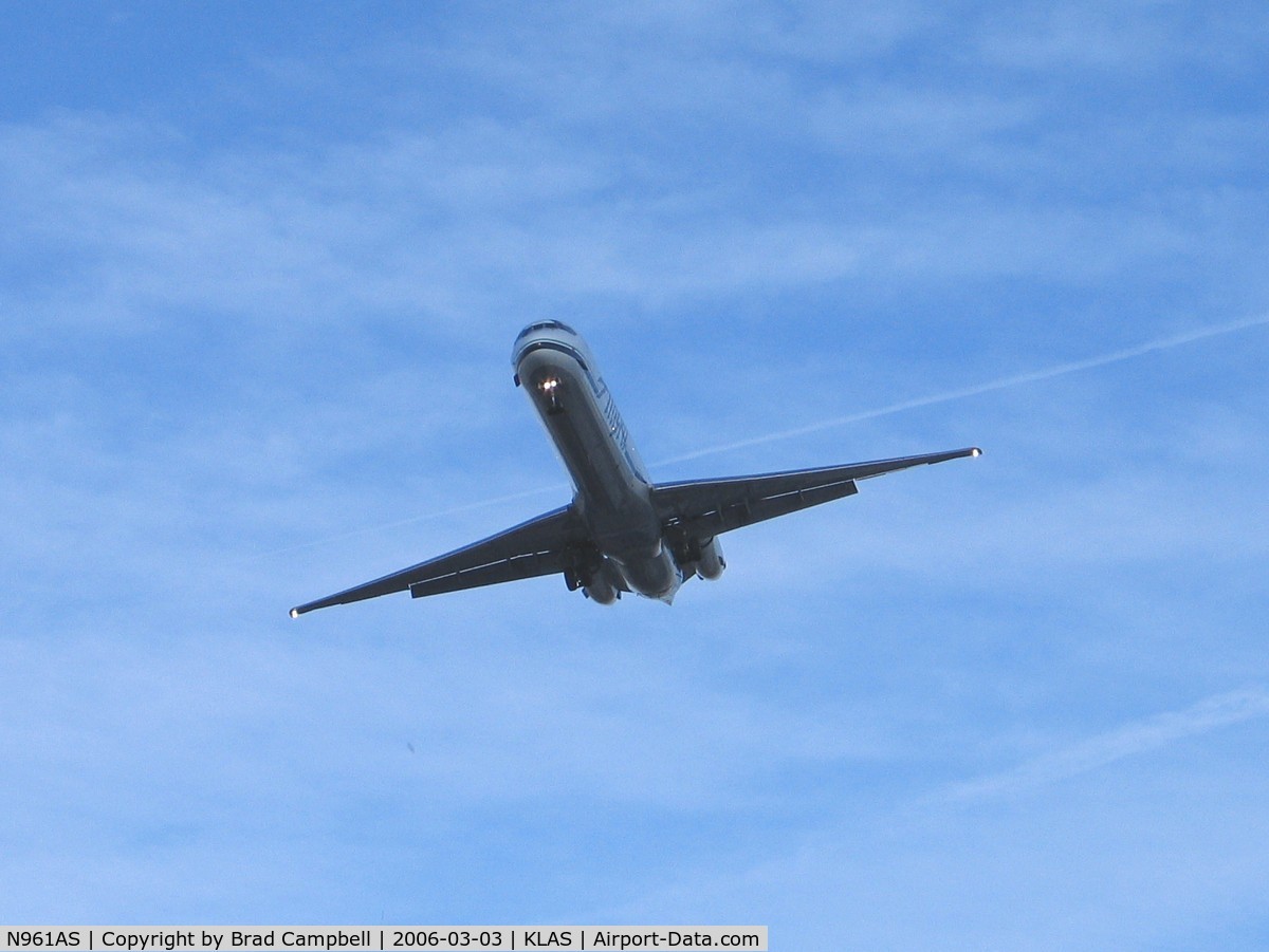 N961AS, 1992 McDonnell Douglas MD-83 (DC-9-83) C/N 53075, Alaska Air / 1992 McDonnell Douglas DC-9-83 (MD-83)