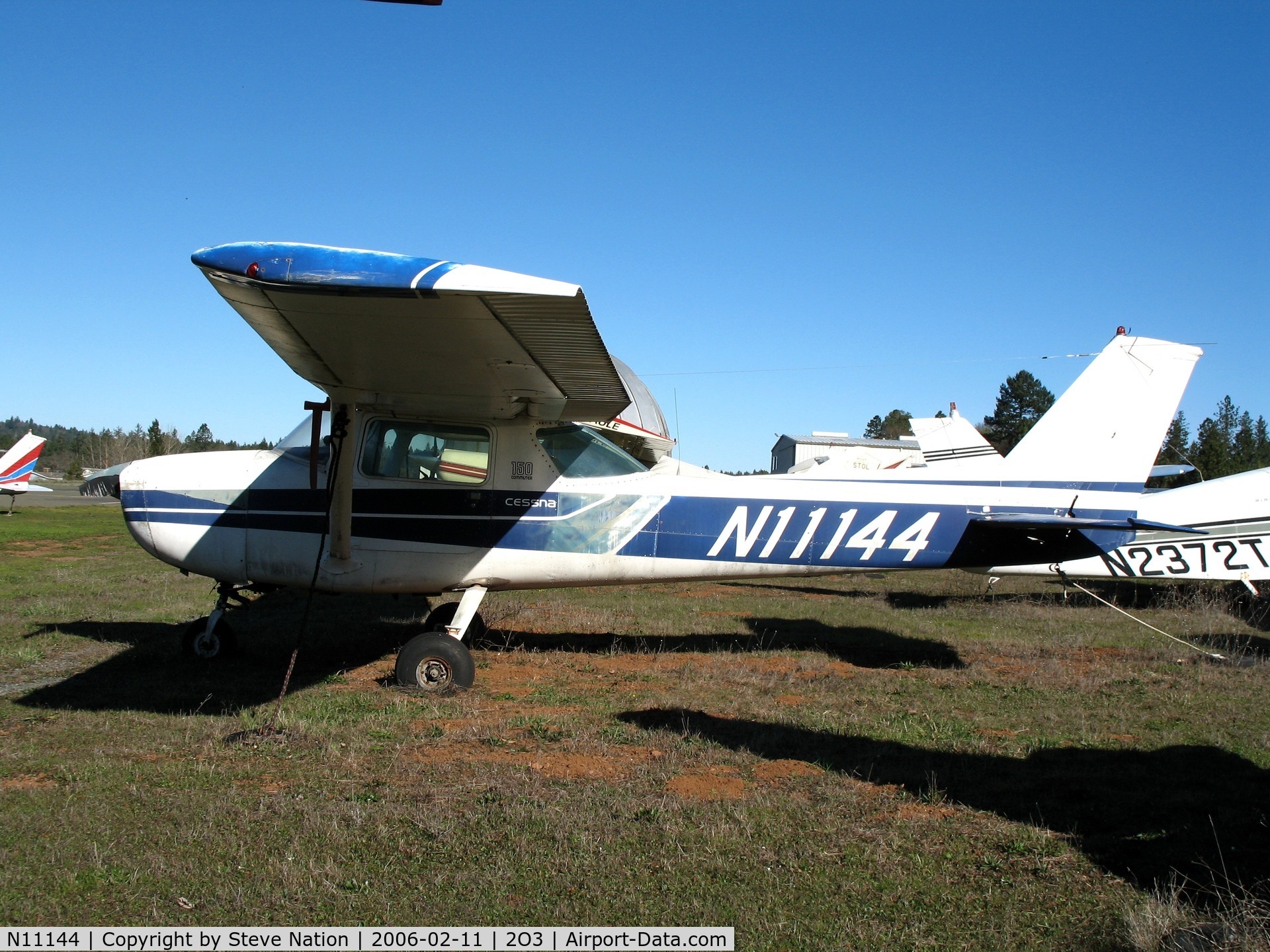 N11144, 1973 Cessna 150L C/N 15075220, 1973 Cessna 150L at Parrett Field (Angwin), CA