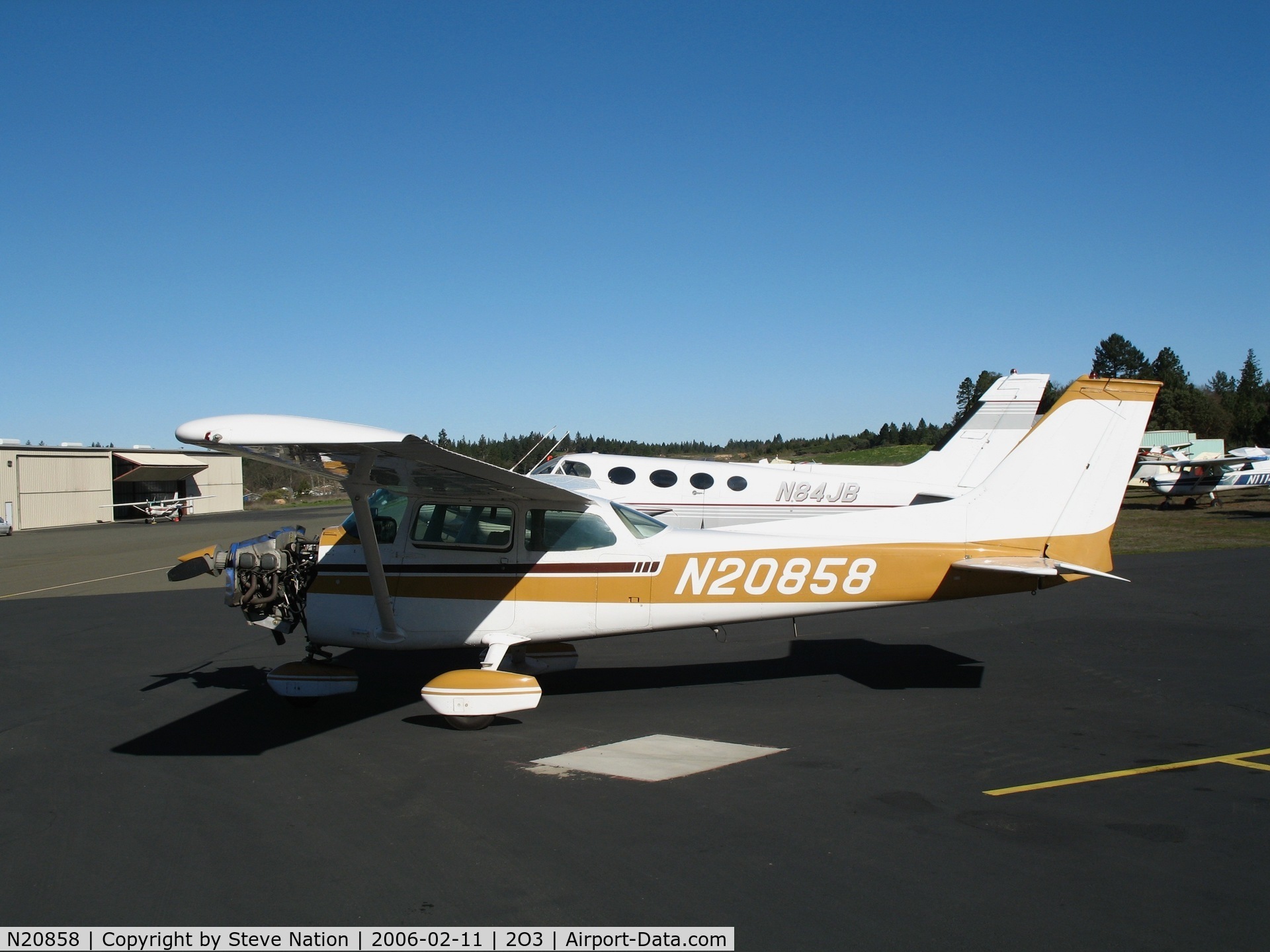 N20858, 1974 Cessna 172M C/N 17263857, Silverado Hawks Inc. 1974 Cessna 172M at Parrett Field (Angwin), CA