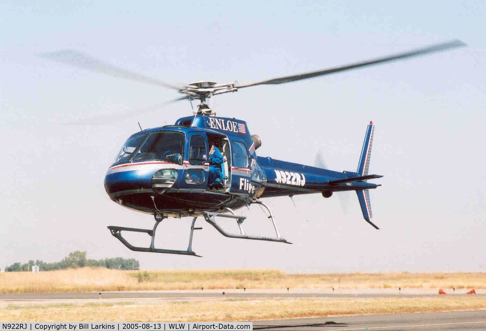 N922RJ, 2001 Eurocopter AS-350B-2 Ecureuil Ecureuil C/N 3422, Hospital medivac helicopter