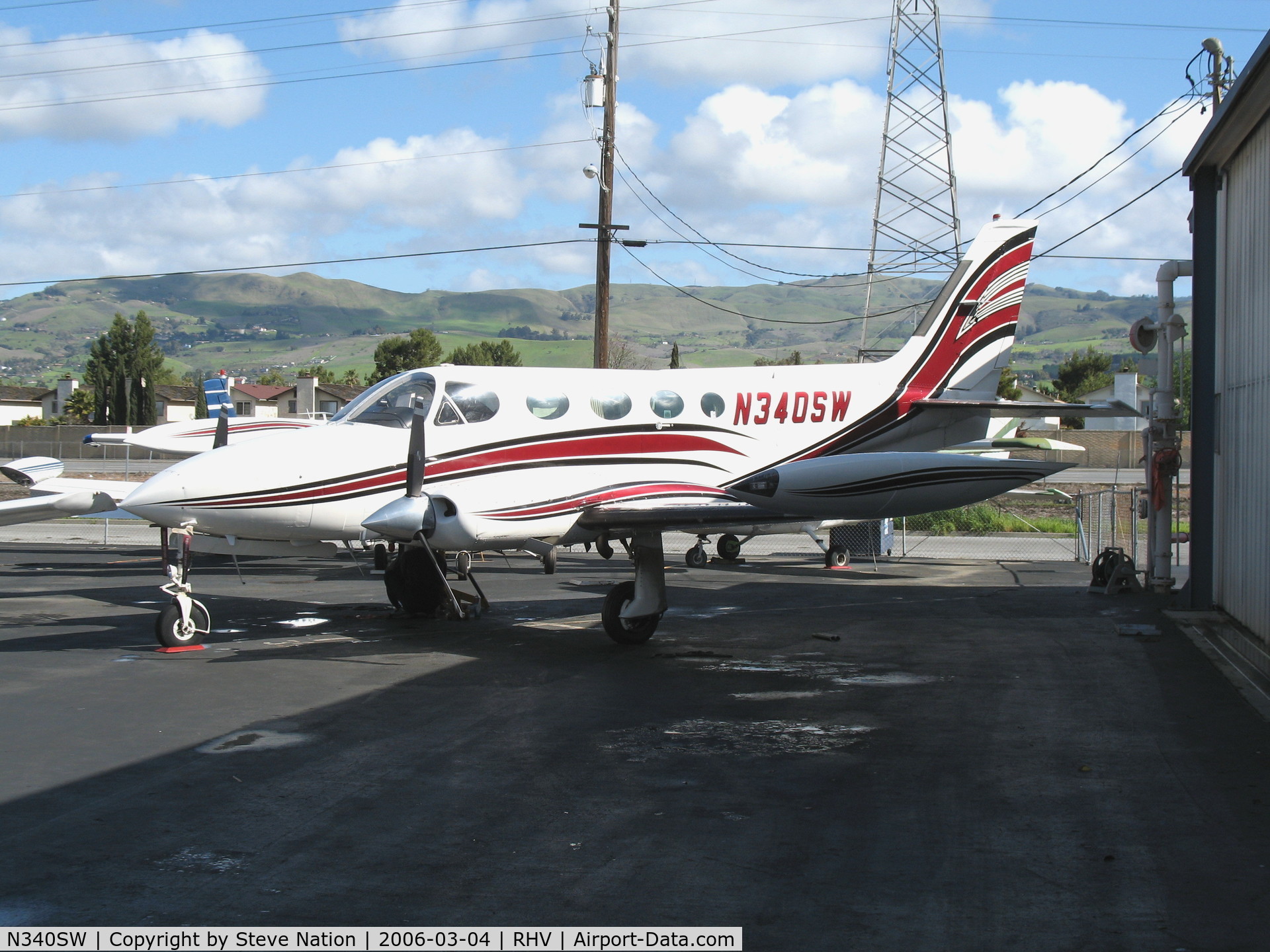 N340SW, 1978 Cessna 340A C/N 340A0531, Levin Aircraft Corp 1978 Cessna 340A at Reid-Hillview Airport (San Jose), CA