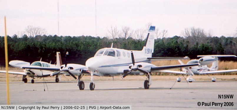 N15NW, 1978 Cessna 340A C/N 340A0533, Parked near the fuel pit, for what looks like a bit of a stay.