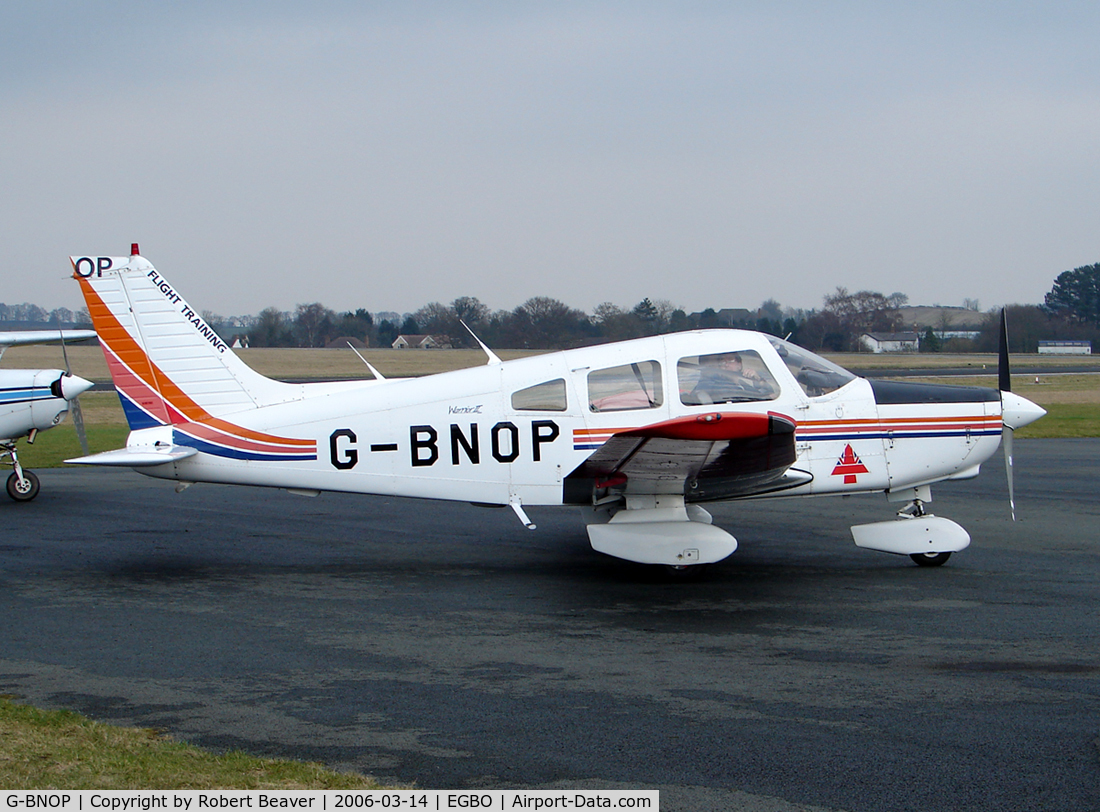 G-BNOP, 1987 Piper PA-28-161 Cherokee Warrior II C/N 2816027, Piper PA-28-161 Warrior II (Halfpenny Green)
