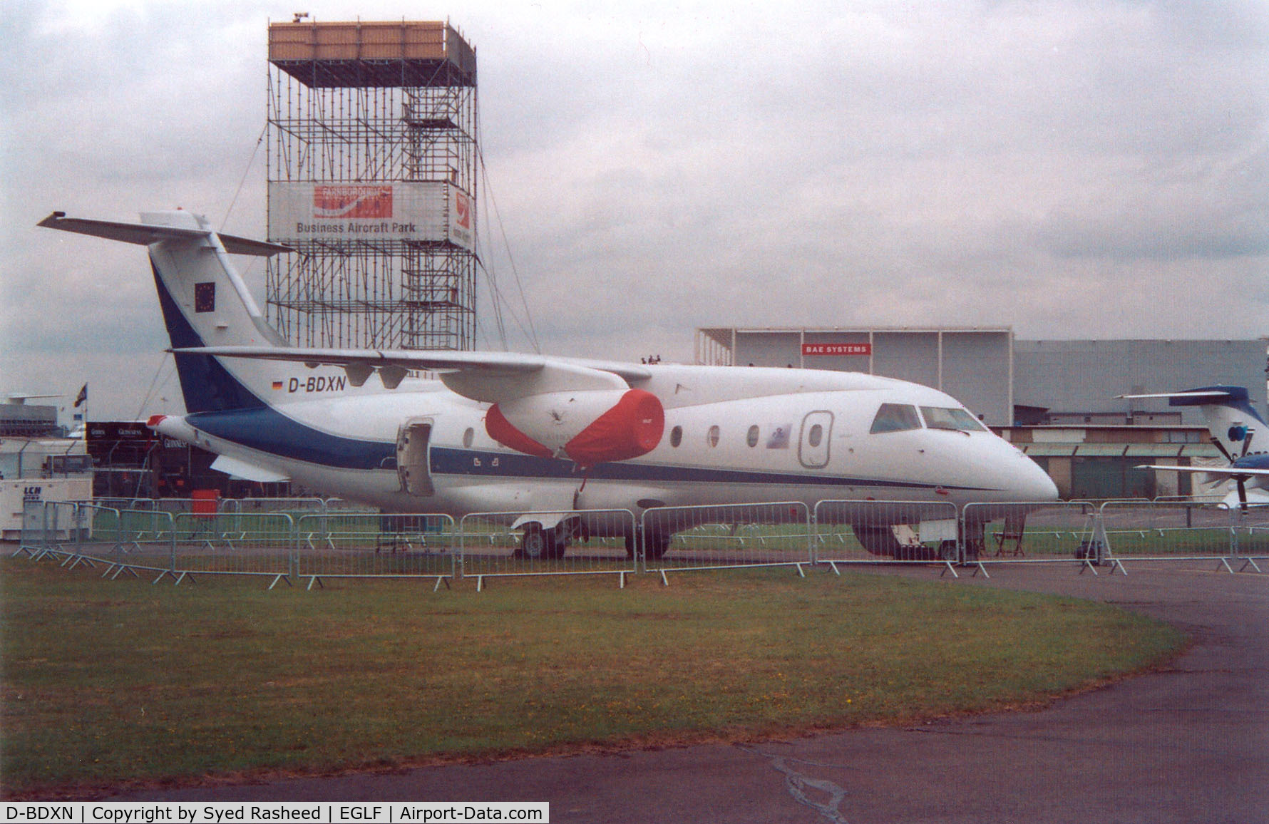D-BDXN, 2000 Fairchild Dornier 328-300 328JET C/N 3153, Dornier Jet at Farnborogh Air Show