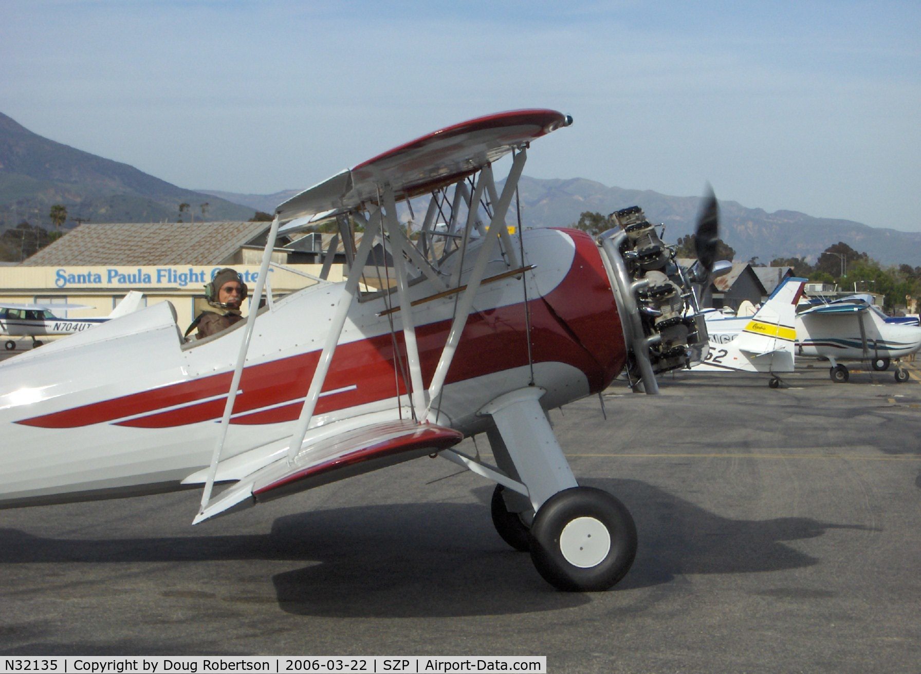 N32135, 1941 Waco UPF-7 C/N 5767, 1941 Waco UPF-7 Continental W670 220 Hp, Gorgeous finish and detailing with chromed prop and spinner, four ailerons, warmup after refueling