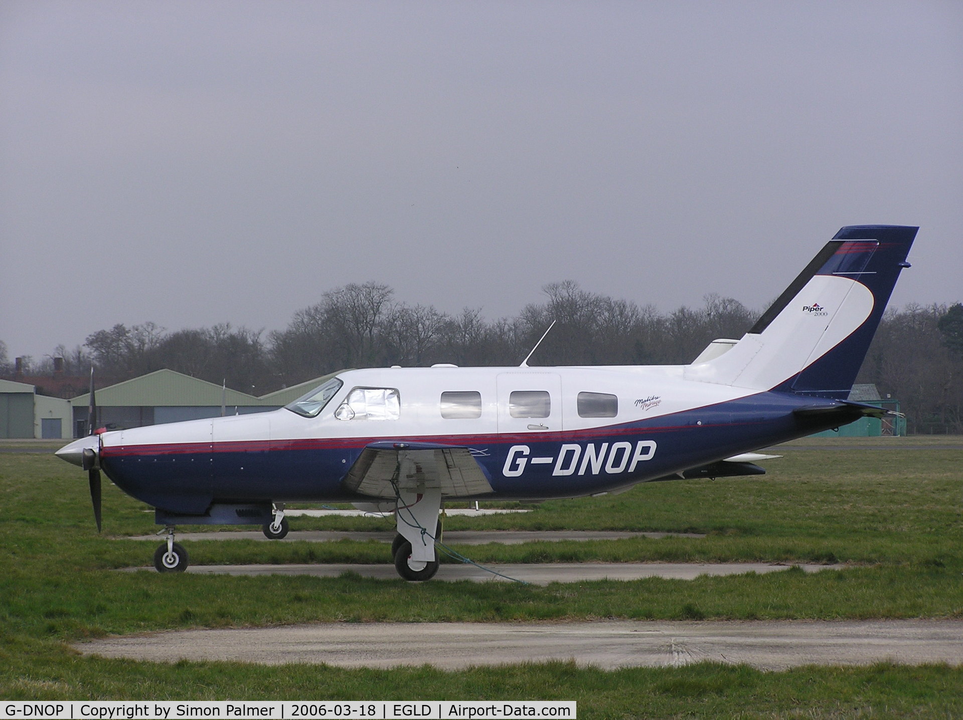 G-DNOP, 2000 Piper PA-46-350P Malibu Mirage C/N 4636303, Malibu at Denham