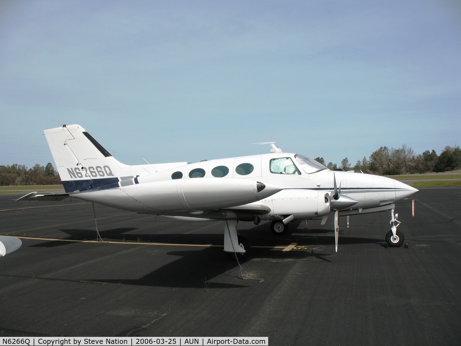 N6266Q, 1969 Cessna 401A C/N 401A0066, Auburn Flying Service 1966 Cessna 401A at Auburn Municipal Airport, CA