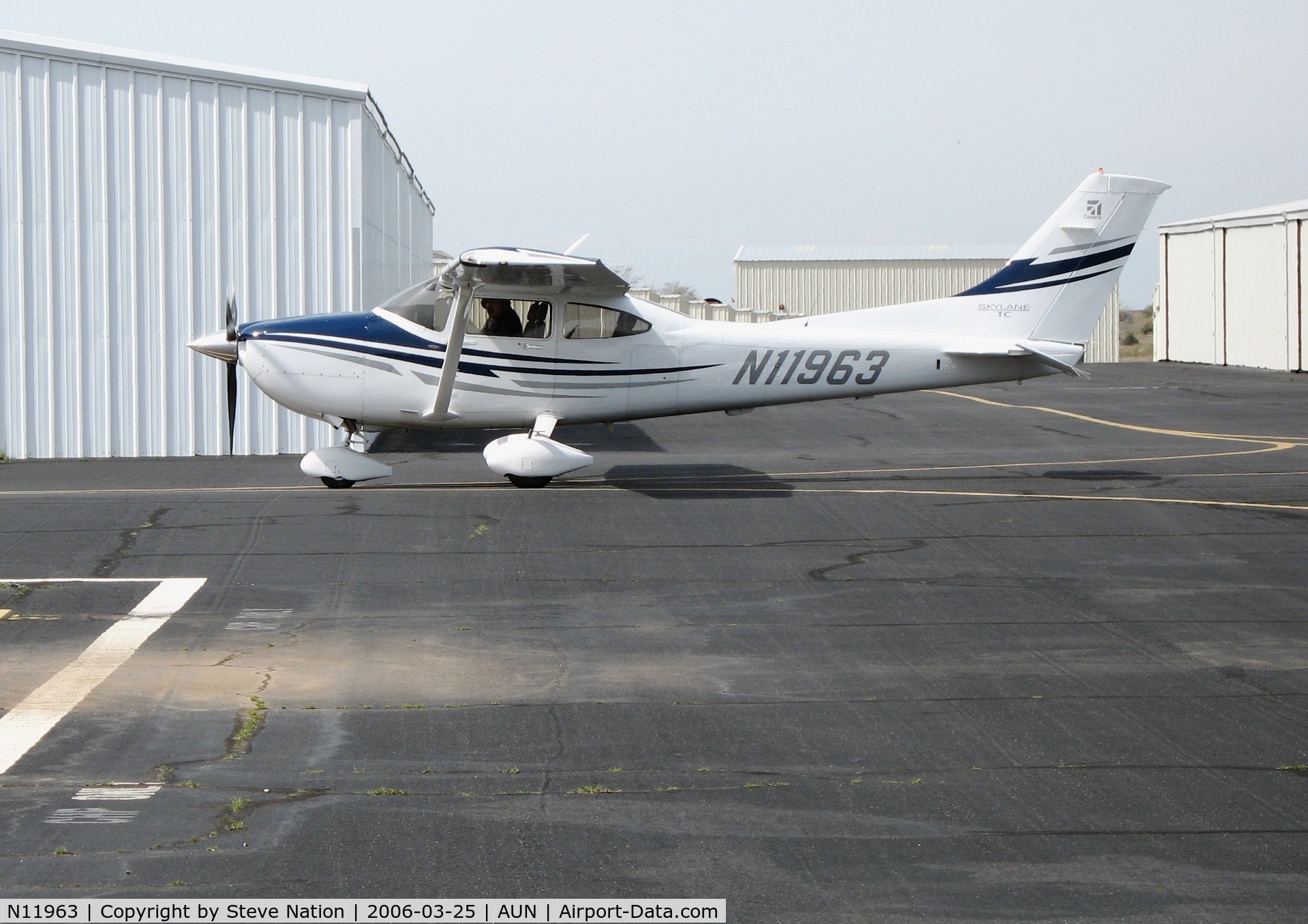 N11963, Cessna T182T Turbo Skylane C/N Not found N11963, 2005 Cessna T182T taxying at Auburn Municipal Airport, CA