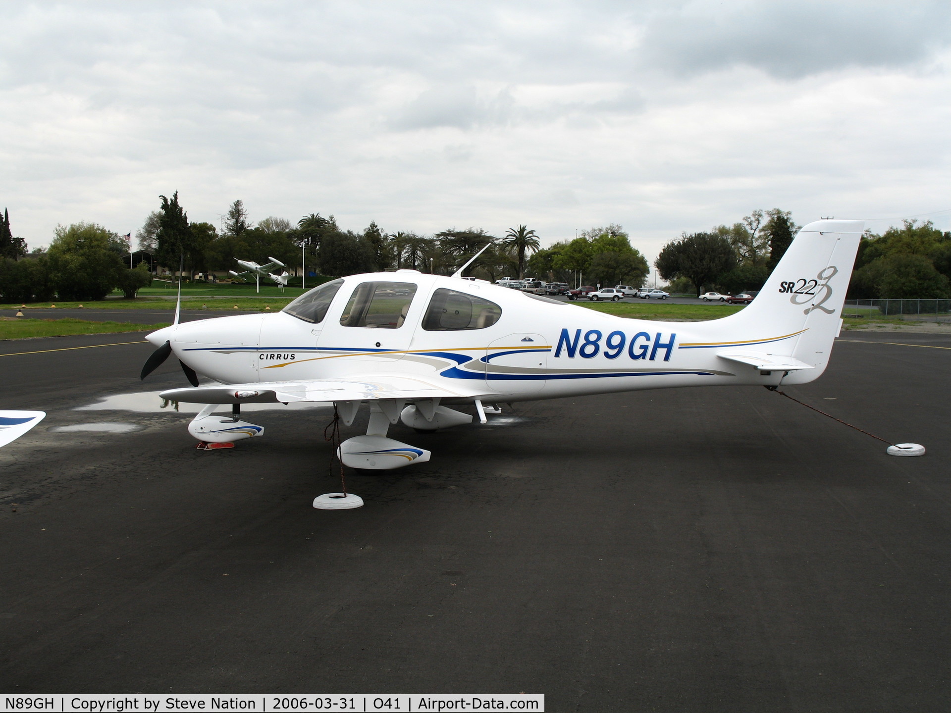 N89GH, 2004 Cirrus SR22 G2 C/N 1178, In for maintenance with Woodland Avn @ Woodland-Watts Airport, CA