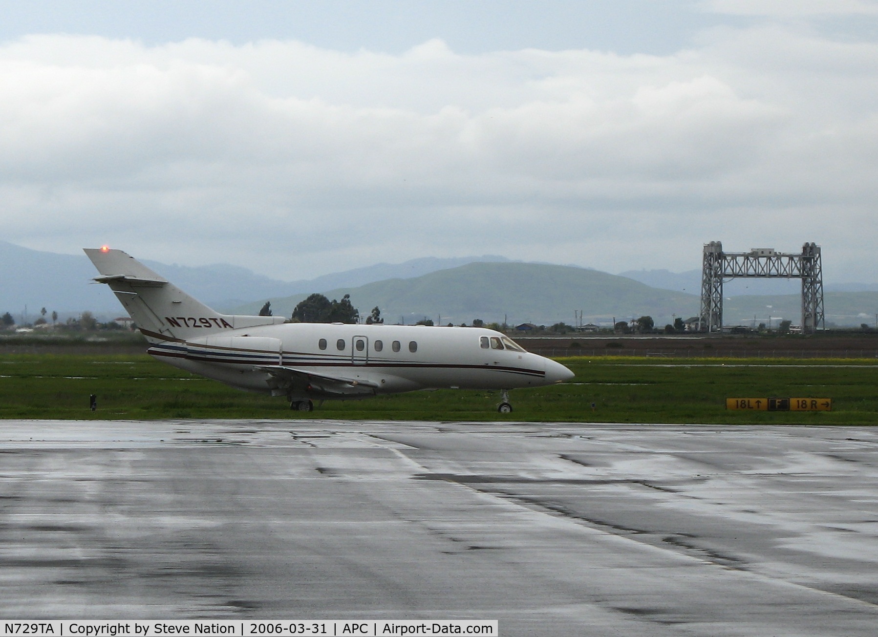 N729TA, 1983 Cessna 550 Citation II C/N 550-0483, Taxying for take-off @ Napa County Airport, CA