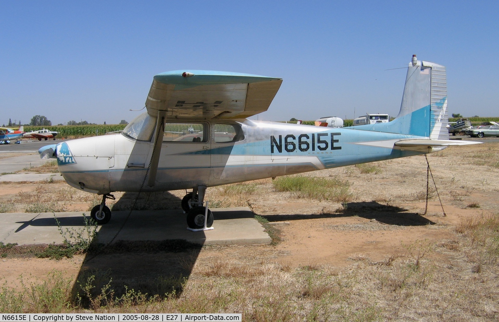 N6615E, 1959 Cessna 175 Skylark C/N 56115, Cessna 175 at Elk Grove, CA