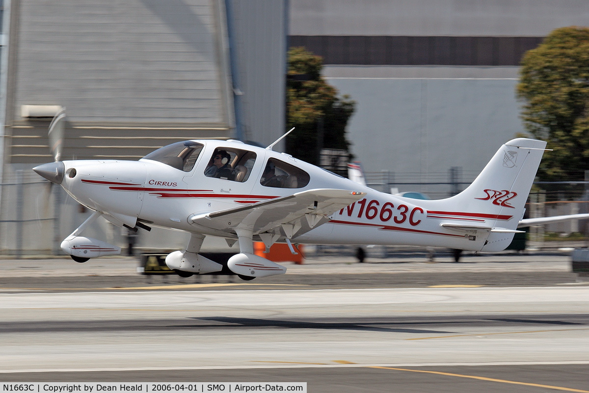 N1663C, 2003 Cirrus SR22 C/N 0585, Olson Aviation LLC 2003 Cirrus SR22 N1663C departing RWY 21.