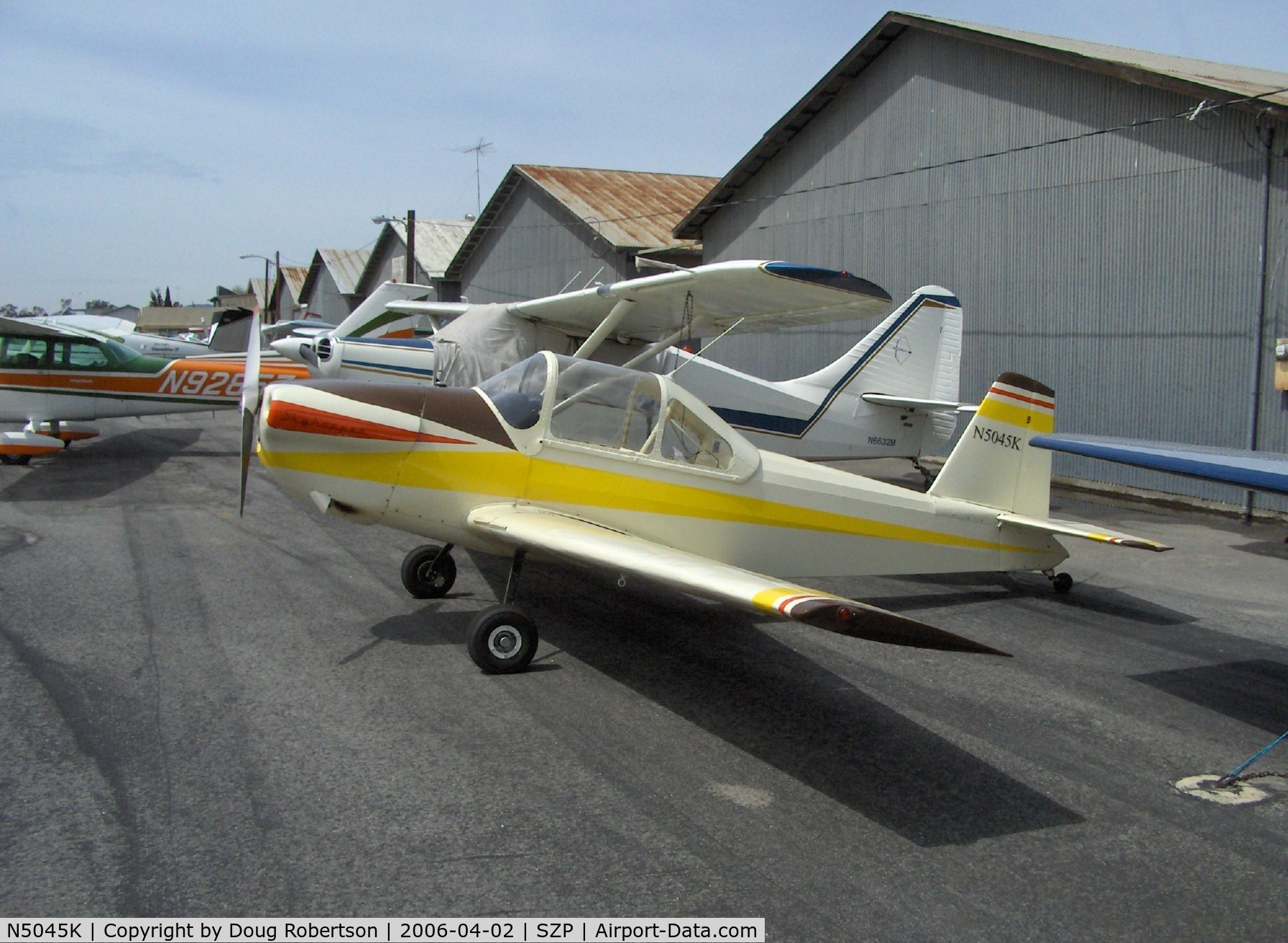 N5045K, Rosenhan SKYHOPPER C/N 1, 1986 Rosenhan SALVAY-STARK SKYHOPPER, Continental O-200 100 Hp