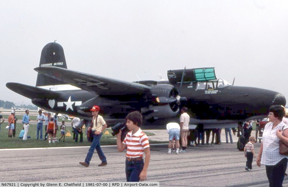 N67921, 1941 Douglas A-20G Havoc C/N 21857, At the Rockford, IL Airshow