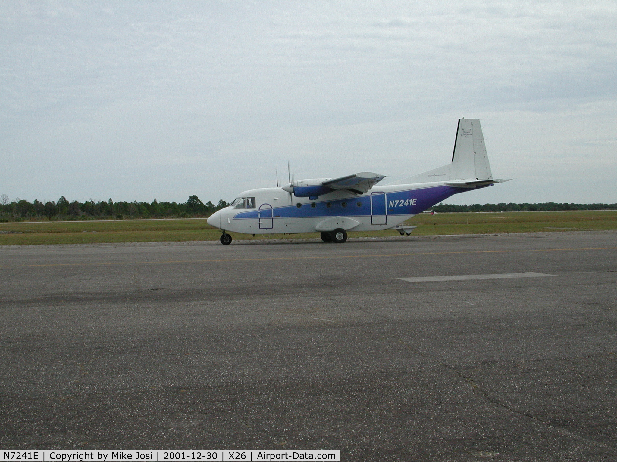 N7241E, 1984 CASA C-212-200 Aviocar C/N 318, Jump ship Sebastian Airport, FL