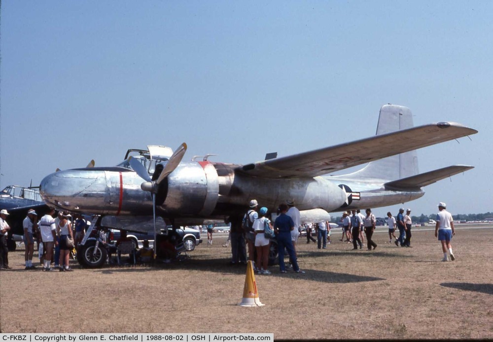 C-FKBZ, 1944 Douglas A-26C Invader C/N 29031, Visiting Oshkosh air show