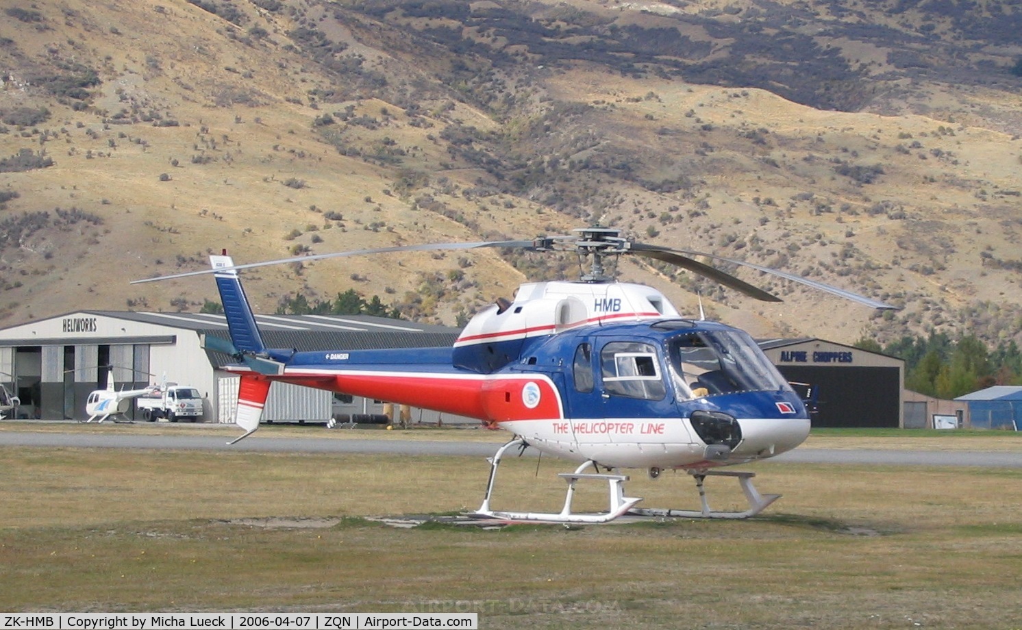 ZK-HMB, Aerospatiale AS-355F-1 Ecureuil 2 C/N 5016, The Helicopter Line in Queenstown