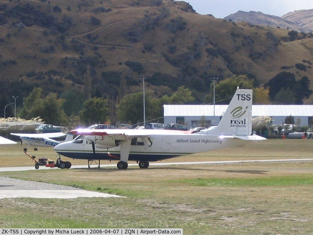 ZK-TSS, Britten-Norman BN-2A-26 Islander C/N 2043, Mildford Sound Flightseeing