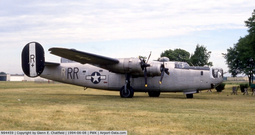 N94459, 1944 Consolidated B-24J Liberator C/N 1567, Sitting by 94th Aero Squadron