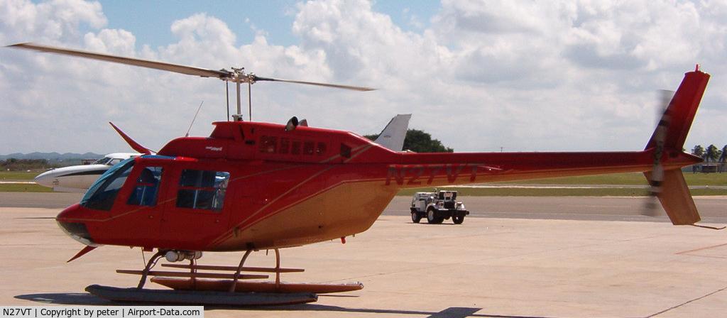 N27VT, Bell 206B JetRanger III C/N 3070, Recently, crash ant the terminal  in TJIG Airport (not fatal)