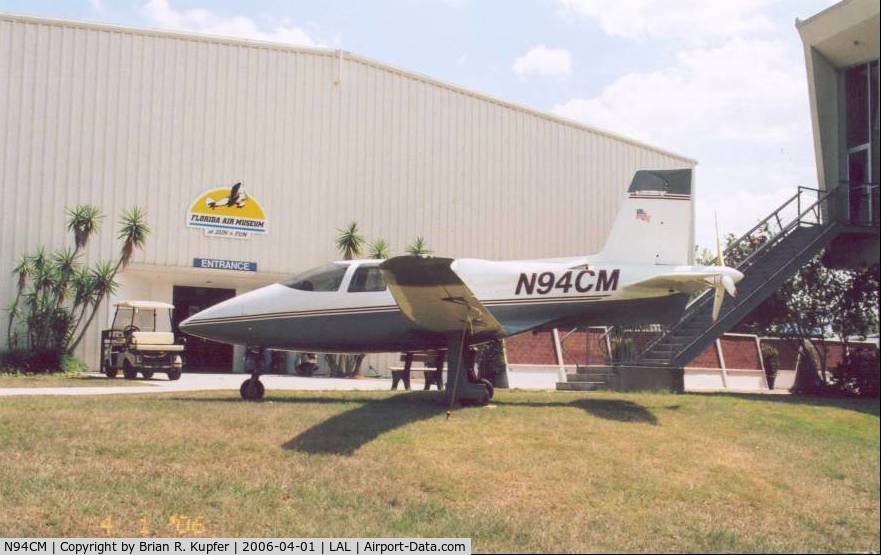 N94CM, 1993 Cirrus VK-30 C/N 9105, at Florida Air Museum left side