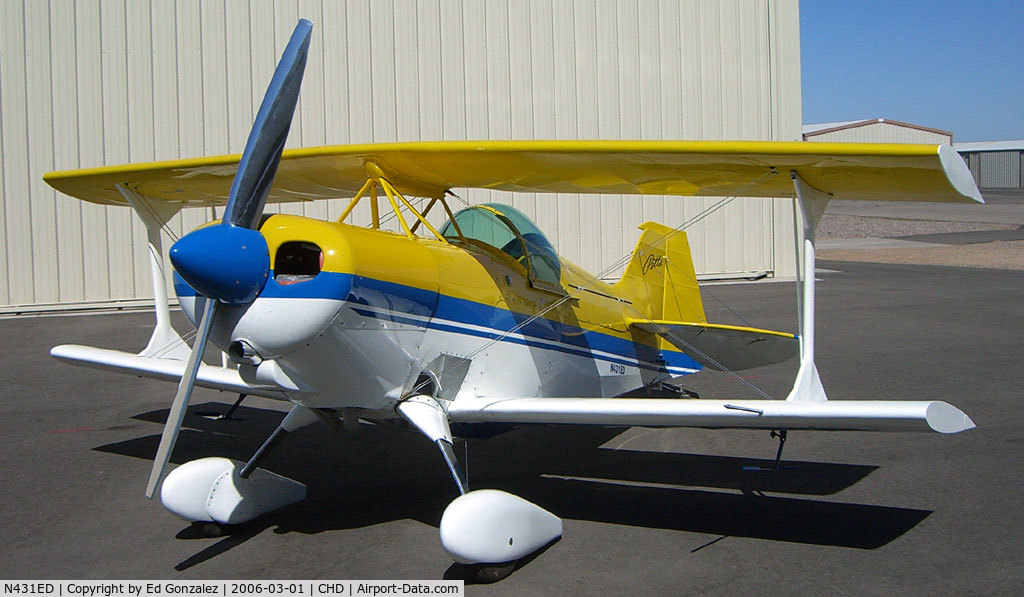 N431ED, 1988 Pitts S-1SE Special C/N 2104362536, Pitts S-1SE