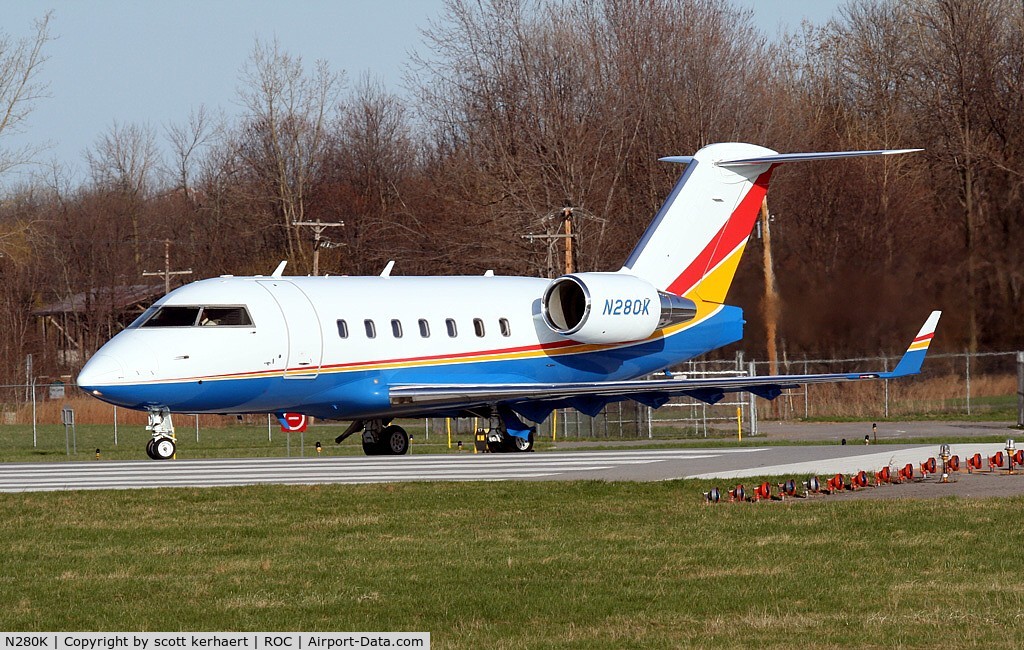 N280K, 1998 Bombardier Challenger 604 (CL-600-2B16) C/N 5365, Kodak's Challenger