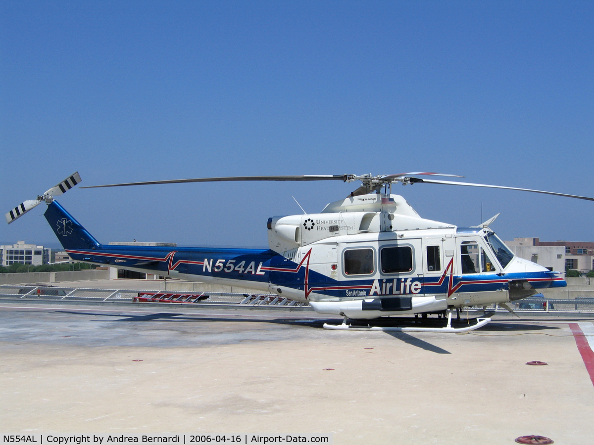 N554AL, 1981 Bell 412 C/N 33017, The oldest B412 in San Antonio AirLife's fleet