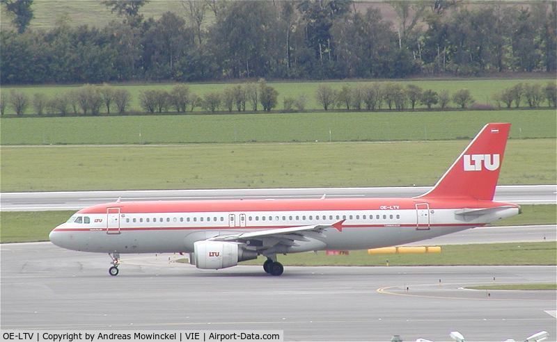 OE-LTV, 2001 Airbus A320-214 C/N 1553, LTU operate charter flights to the Mediterranian.