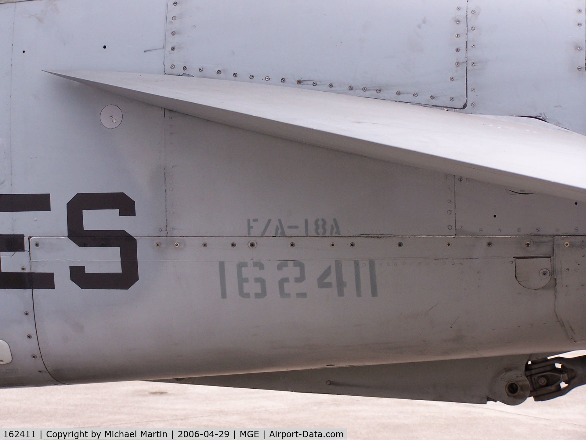 162411, McDonnell Douglas F/A-18A Hornet C/N 0243, Tail Numbers