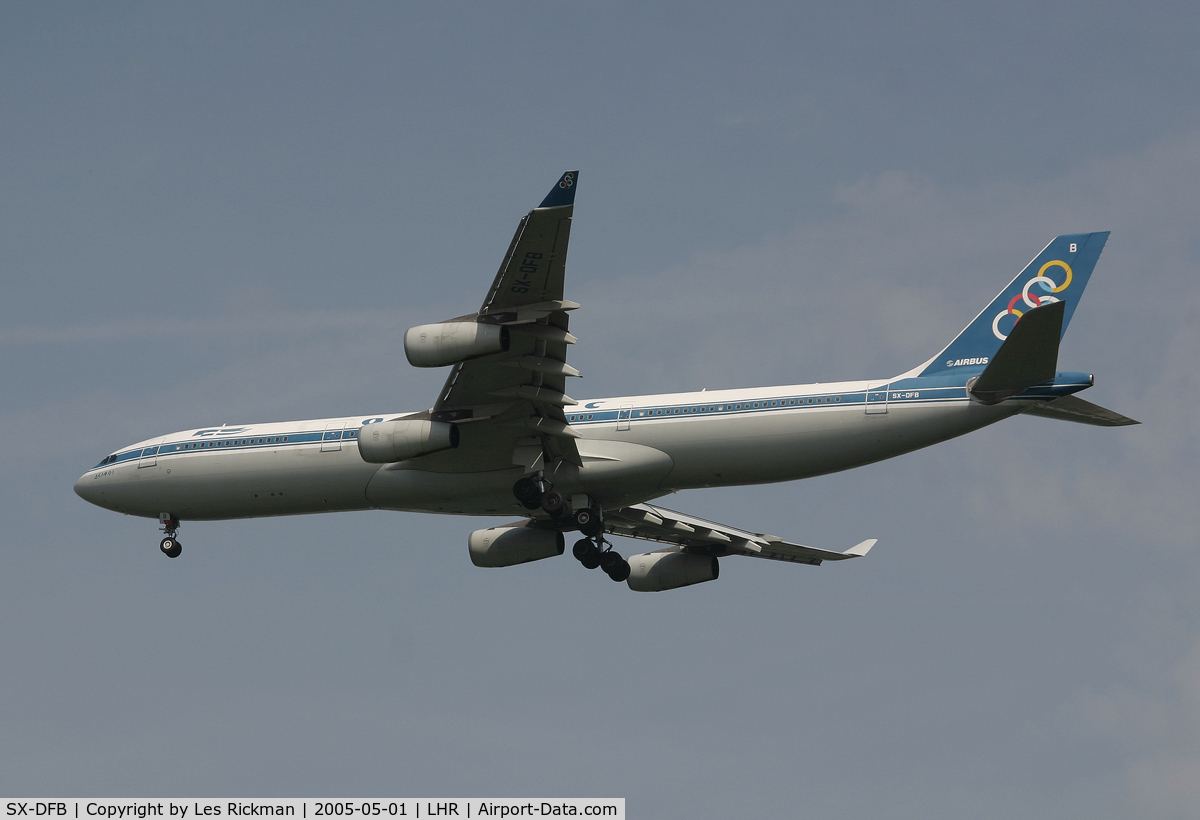 SX-DFB, 1999 Airbus A340-313X C/N 239, Airbus A340 313X