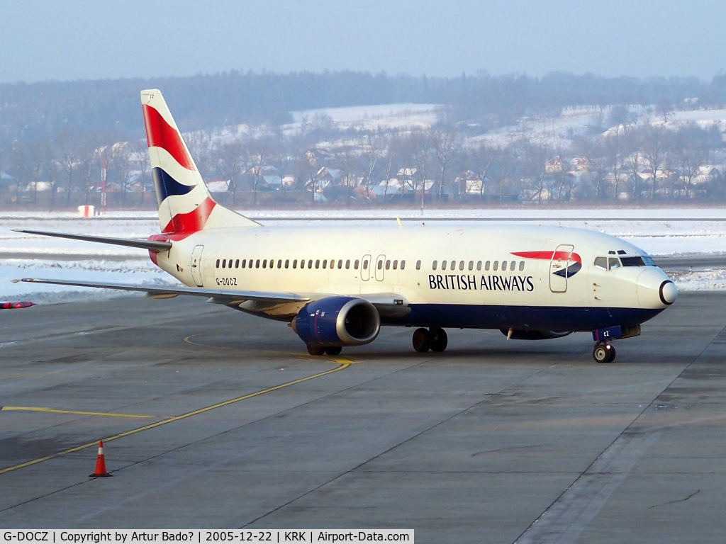 G-DOCZ, 1993 Boeing 737-436 C/N 25858, British Airways - Boeing 737-436