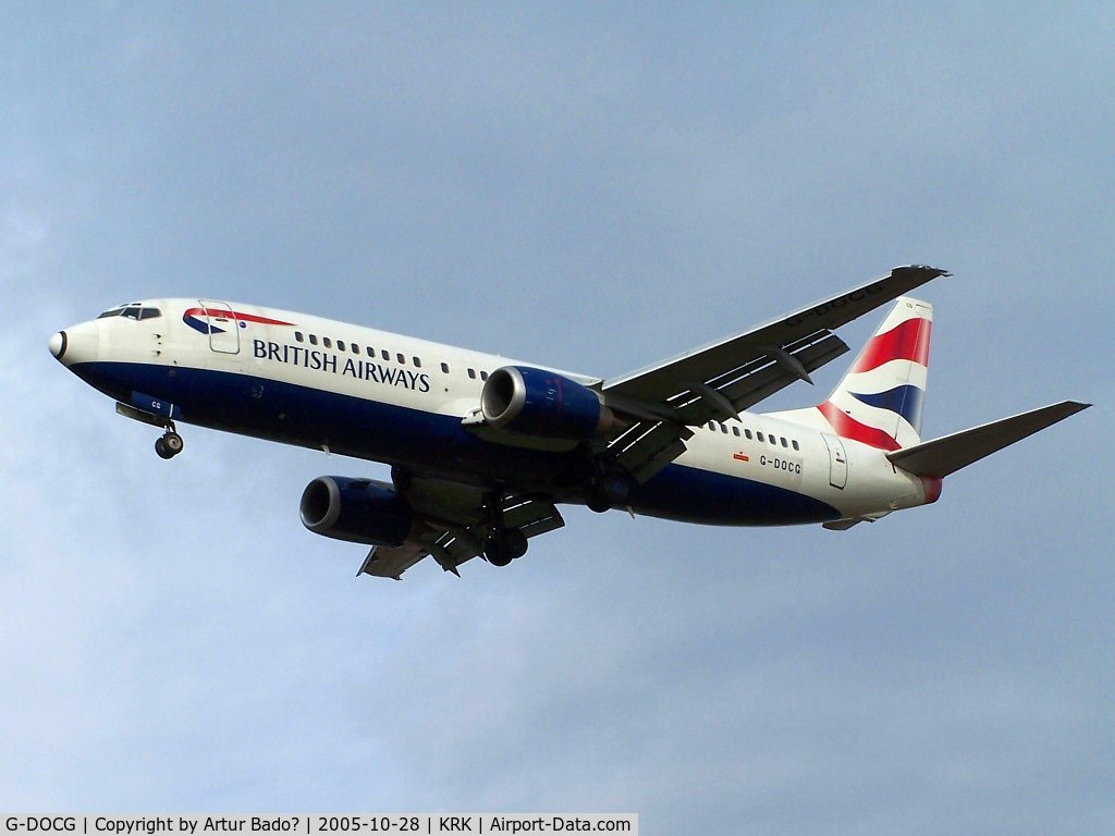 G-DOCG, 1991 Boeing 737-436 C/N 25408, British Airways - Boeing 737-436