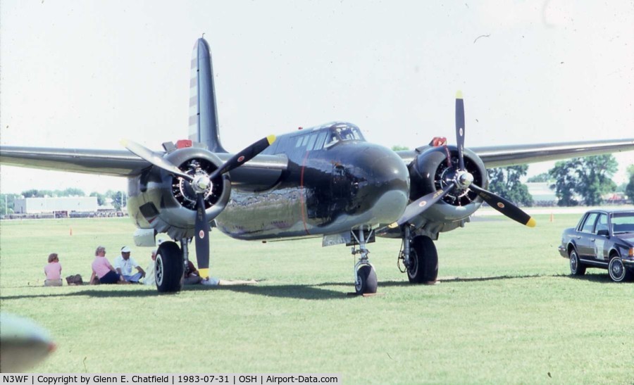 N3WF, 1943 Douglas A-20G-40-DO Havoc C/N 21356, A-20G 43-21709 at the EAA Fly In