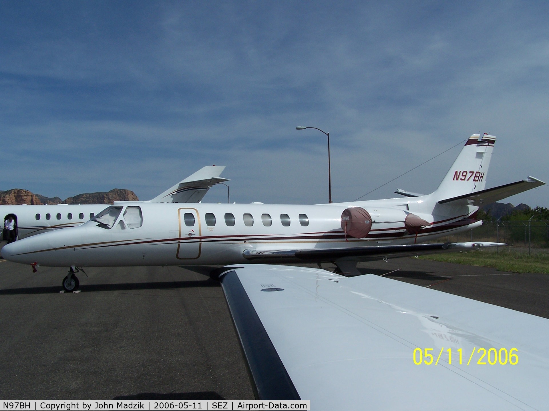 N97BH, Cessna 560 Citation V C/N 560-0290, Sedona Airport