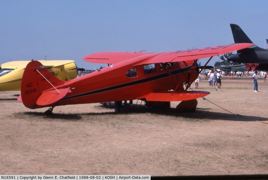 N16591, 1936 Waco EQC-6 C/N 4490, At the EAA Fly In