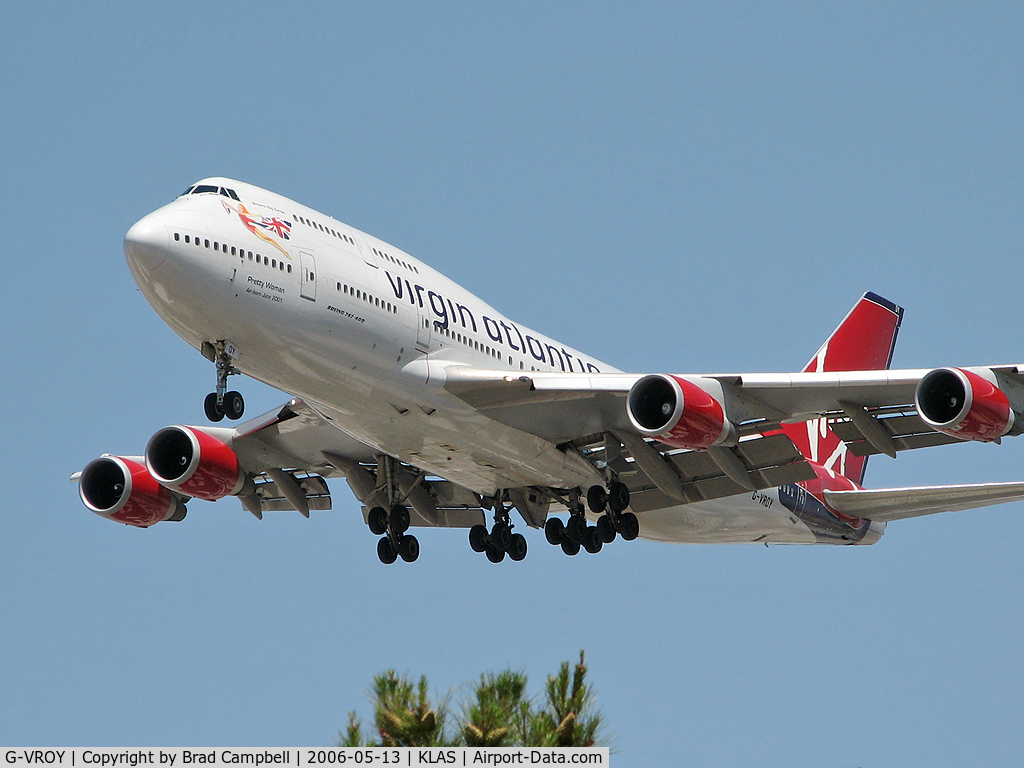 G-VROY, 2001 Boeing 747-443 C/N 32340, Virgin Atlantic - 'Pretty Woman' / 2001 Boeing Company BOEING 747-443
