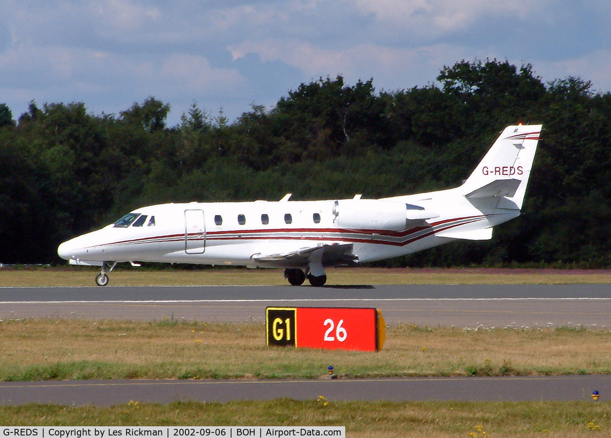 G-REDS, 2001 Cessna 560XL Citation Excel C/N 560-5167, Cessna 560XL