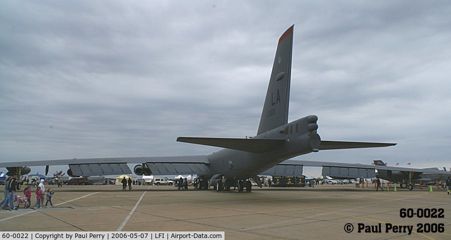 60-0022, 1960 Boeing B-52H Stratofortress C/N 464387, The now gunless aft of the venerable B-52