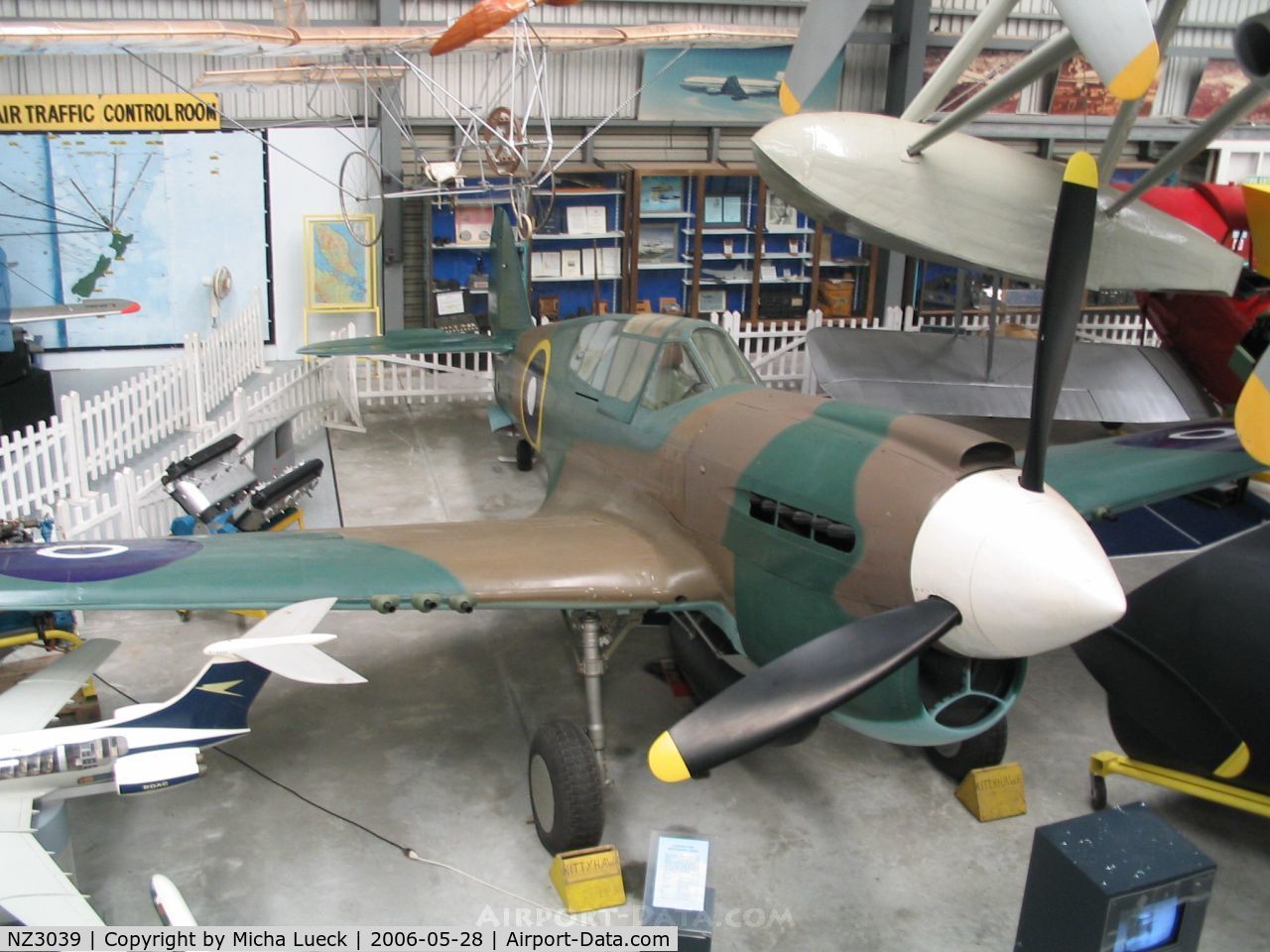 NZ3039, Curtiss P-40E Kittyhawk C/N Not found NZ3039, Curtiss P40-E Kittyhawk, preserved at the Museum of Transport and Technology (MOTAT) in Auckland, New Zealand.