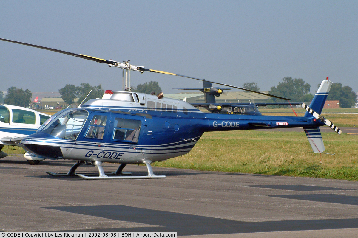 G-CODE, 1985 Bell 206B JetRanger III C/N 3850, Bell 206B Jetranger 3