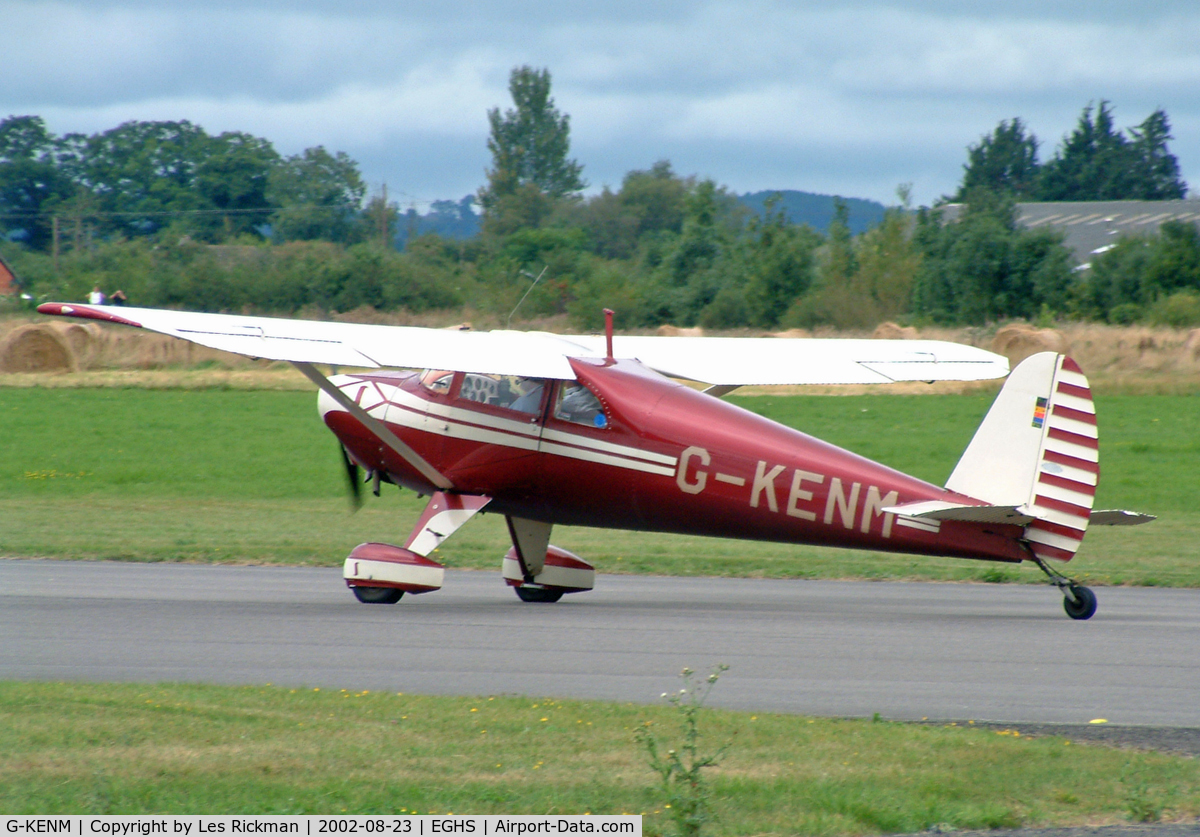 G-KENM, 1946 Luscombe 8E Silvaire C/N 2908, Luscombe 8EF Silvaire