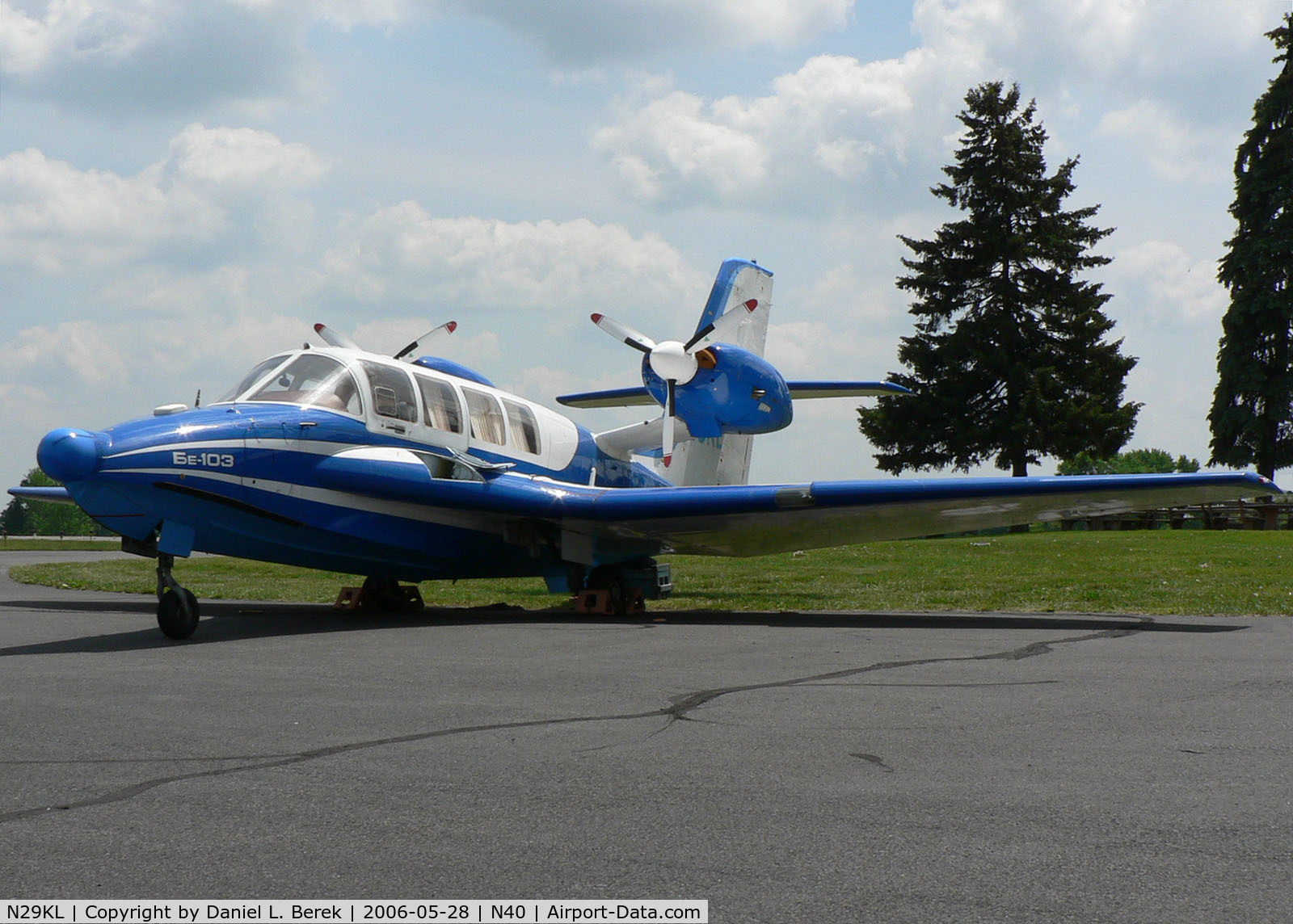 N29KL, 2003 Beriev Be-103 C/N 3302, Currently, there are only three of these beautiful and unusual Beriev Be-103 in the US; all three call Sky Manor Airport, Pittstown, NJ, their home.