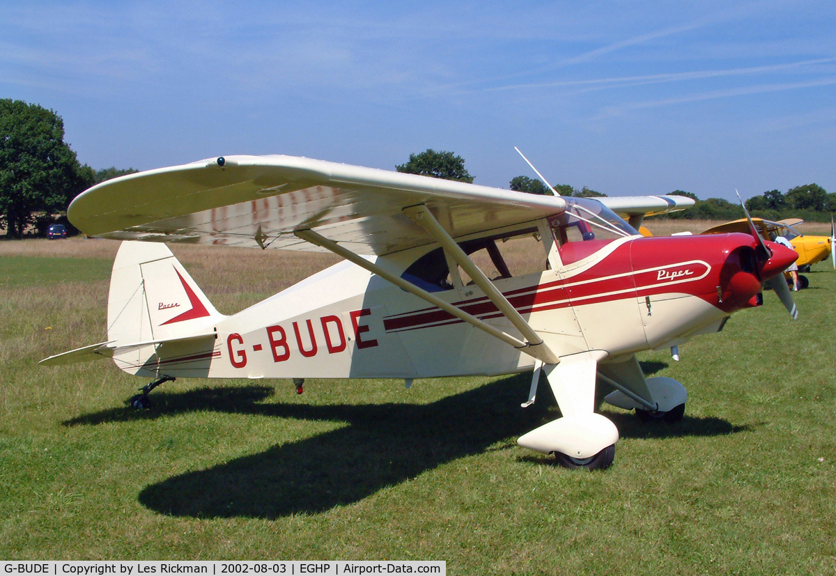 G-BUDE, 1953 Piper PA-22-135 Tri-Pacer C/N 22-980, PA-22 Tri-Pacer 135 (Tailwheel)
