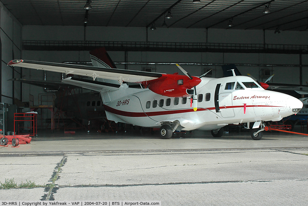 3D-HRS, Let L-410UVP Turbolet C/N 851401, Eastern Airways Let 410 in maintenance