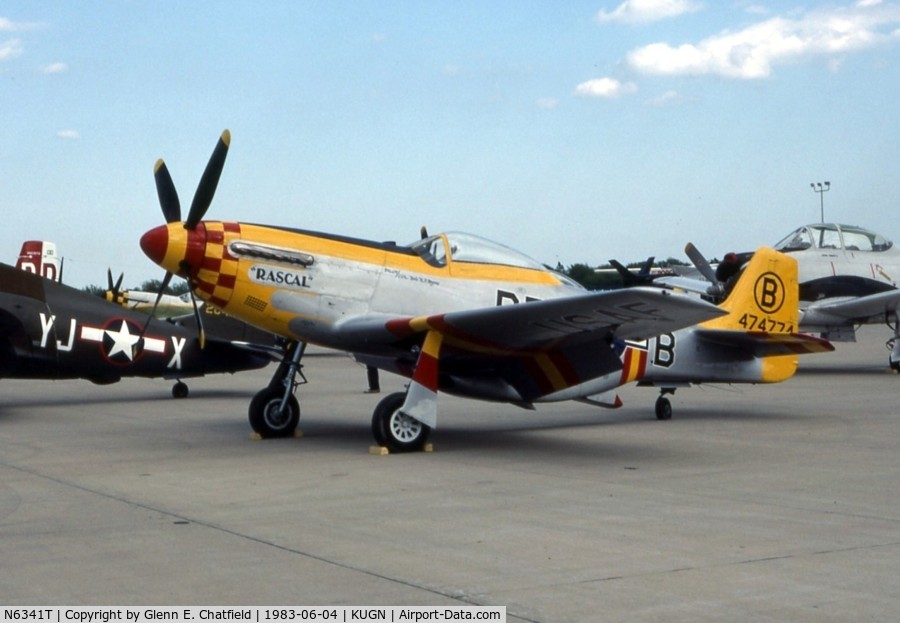 N6341T, 1944 North American P-51D Mustang C/N 44-74774, Early morning on the flight line