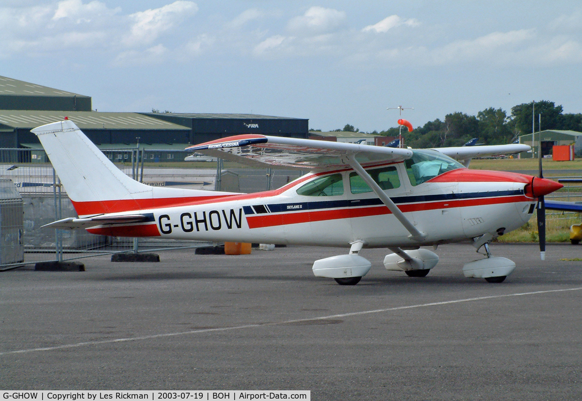 G-GHOW, 1980 Reims F182Q Skylane C/N 0151, Cessna F.182Q