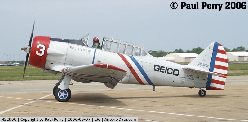 N52900, 1940 North American SNJ-2 Texan C/N 2010, Luck Number Three!