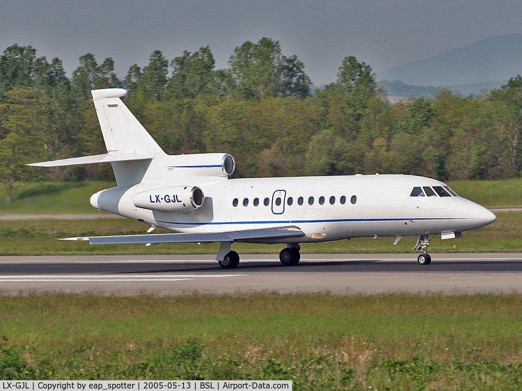 LX-GJL, Dassault Falcon 900C C/N 197, Departing to Luxembourg