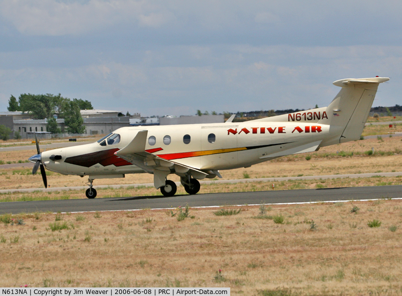 N613NA, 1996 Pilatus PC-12/45 C/N 197, Photographed at Love Field, Prescott, AZ